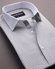 Oxford Green & White Stripes