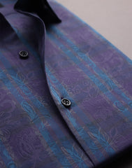 Abstract Embossed Stripes