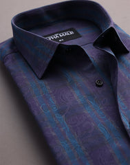 Abstract Embossed Stripes