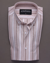 Brown Base Multi Stripes