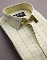 Yellow & Blue Broad Stripes