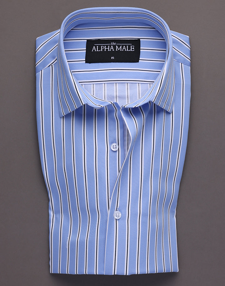 Blue & Black Stripes