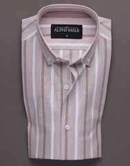 Brown Base Multi Stripes